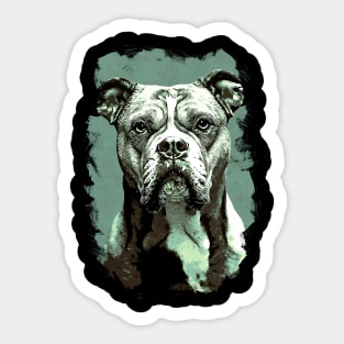 Pitbull Vexel Artwork Sticker